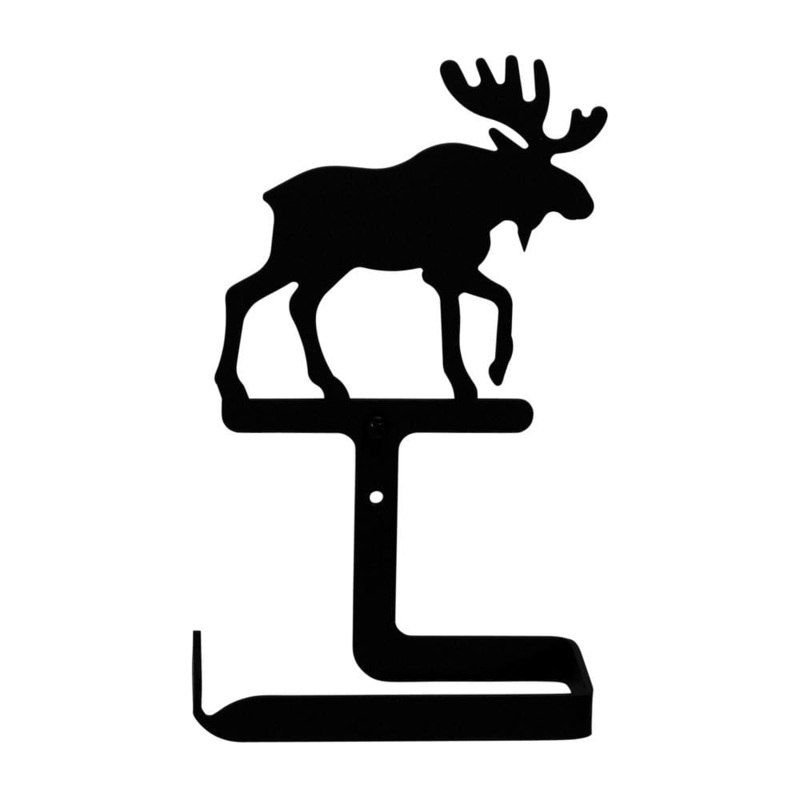 Village Wrought Iron TT-19 Moose Toilet Tissue Holder