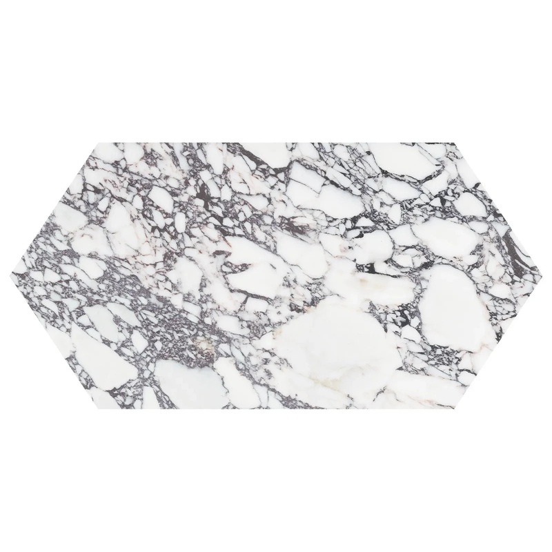 24 Inch Viola Roccia Picket Honed Marble Tile – 12″ x 24″