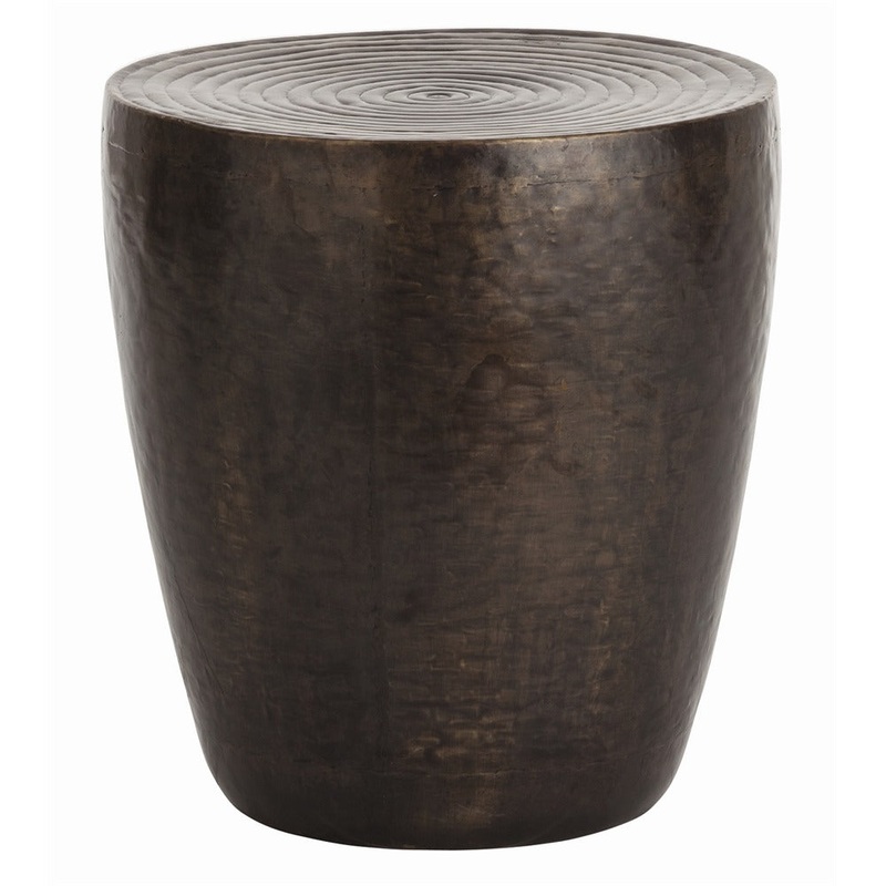 Arteriors 2034 Clint End Table Antique Bronze