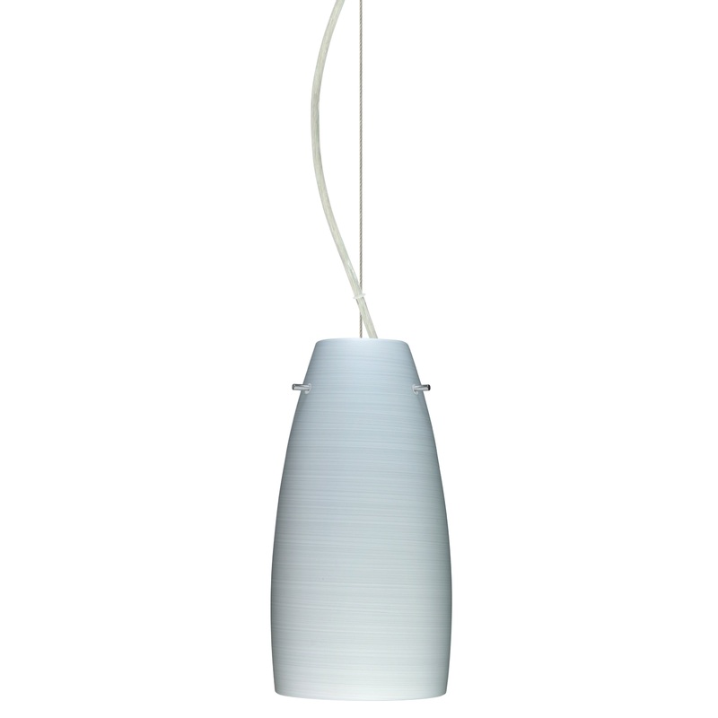 Besa 1KX-1512KR-SN Tao One Light Pendant Satin Nickel