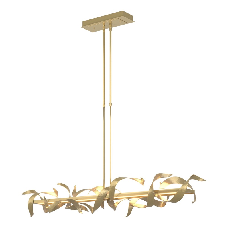 Folio Large LED Pendant Modern Brass