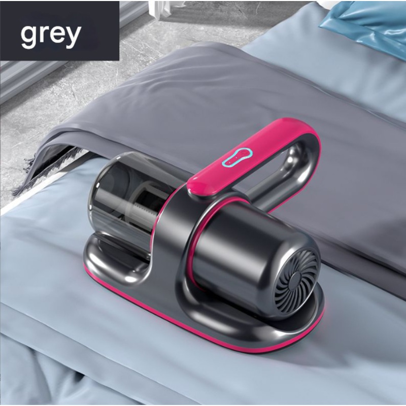 Grey Powerful Cordless UV-C Dust Mite Vacuum – 13000Pa Handheld Cleaner with HEPA Filtration