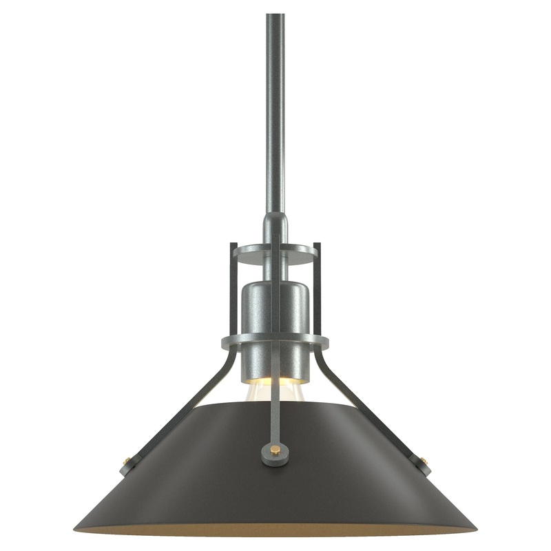 Henry Mini Pendant Vintage Platinum Dark Smoke