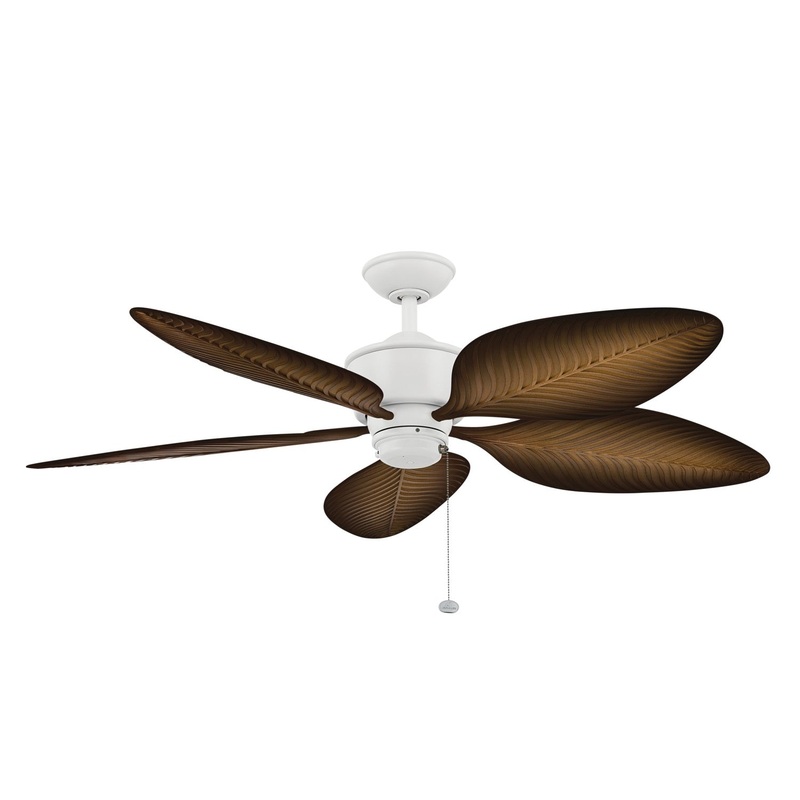 Kichler 310095MWH 56″ Ceiling Fan, Matte White