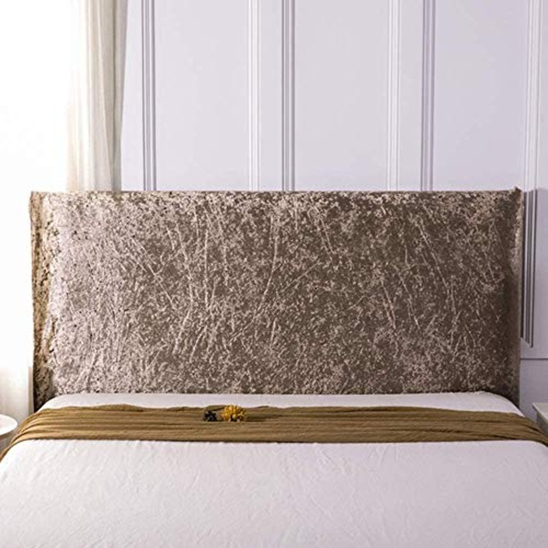 OOFAYWFD Copri Testata Letto Fodera Elastica Matrimoniale Protezione Peluche Testata Fodera Protettiva per Comodino Eterosessuale Addensare Elastico all-Inclusive Coperchio Testata Letto.