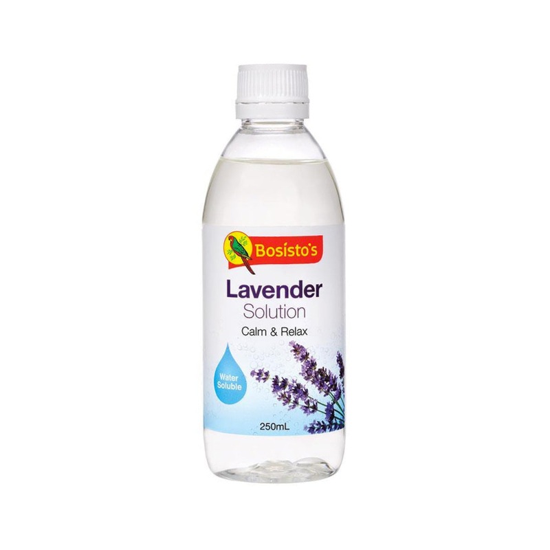 250ml Lavender Solution Essential Oil Blend Calm Relax Bosisto’s Water Soluble