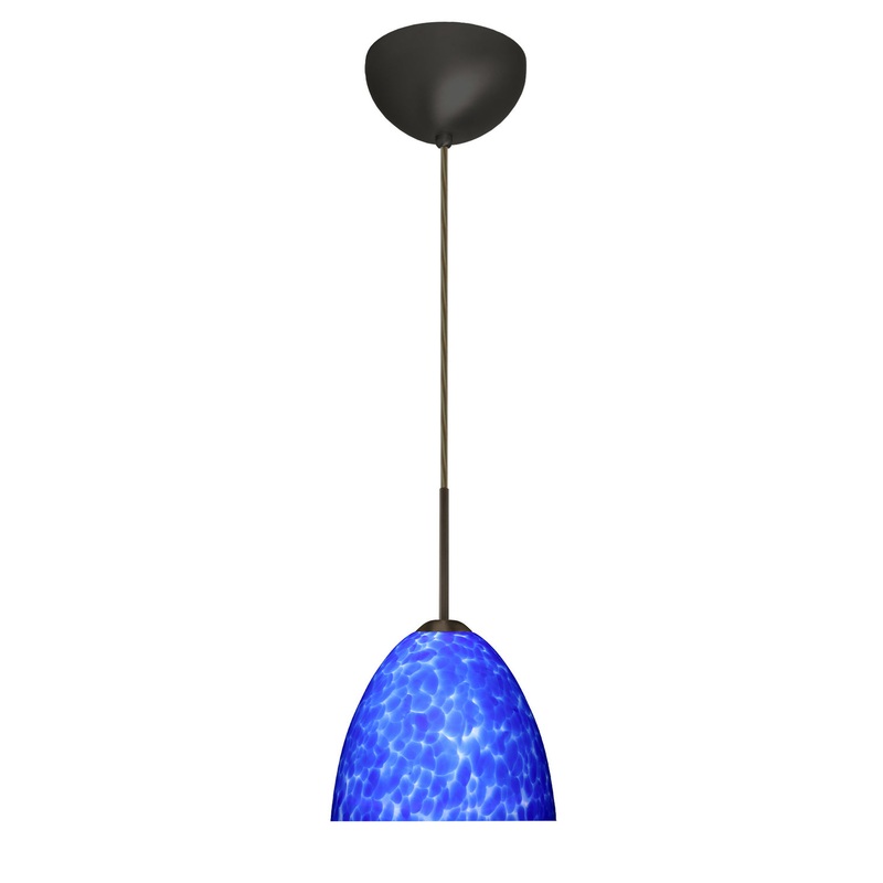 Besa 1BC-757286-MED-BR Sasha One Light Pendant Bronze