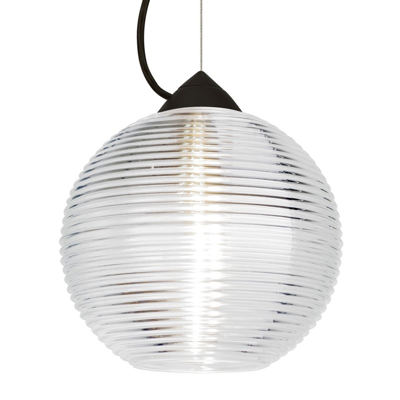 Besa 1KX-461600-BK Besa Kristall 8 Pendant One Light Pendant Black