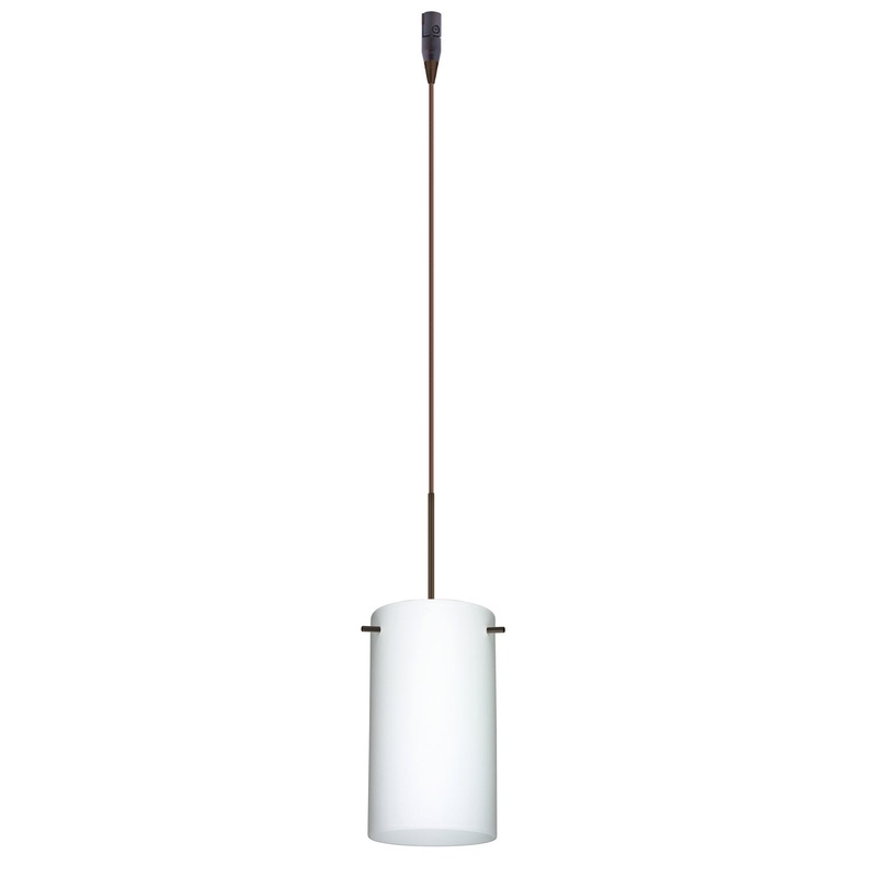 Besa RXP-440407-BR Stilo One Light Pendant Bronze