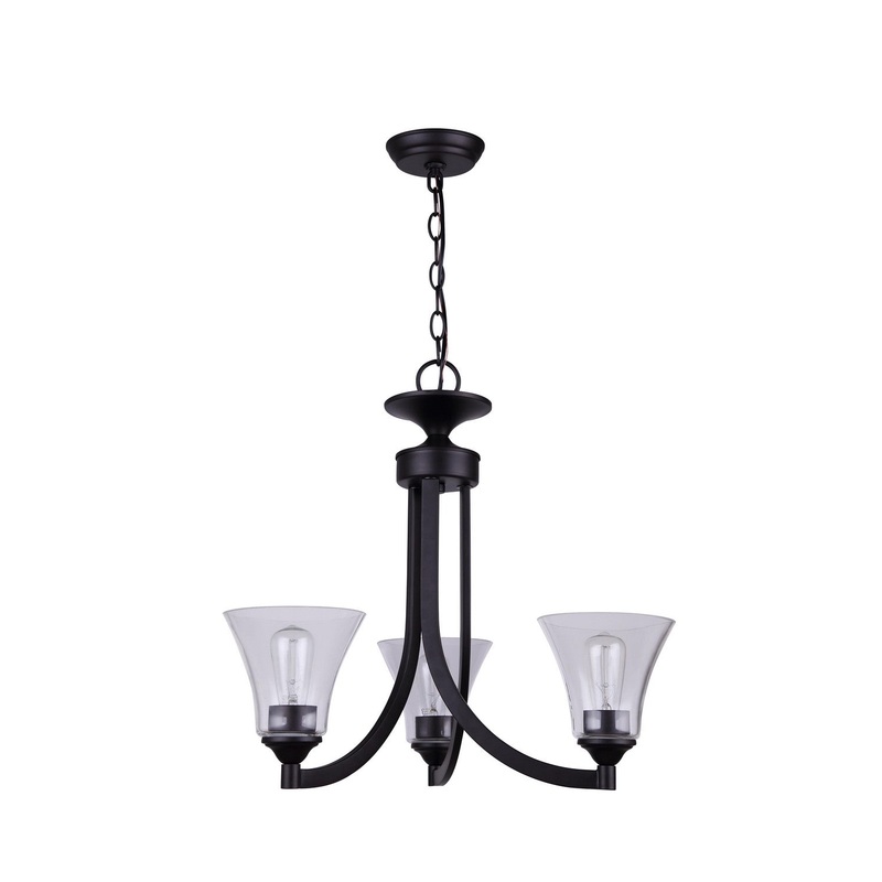 Canarm ICH587A03ORB-RG Canarm Three Light Chandelier Oil Rubbed Bronze