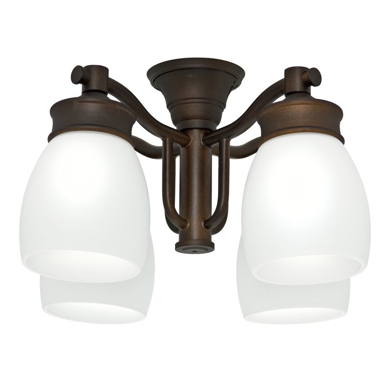 Casablanca 99091 Light Kit Four Light Fan Light Kit Maiden Bronze