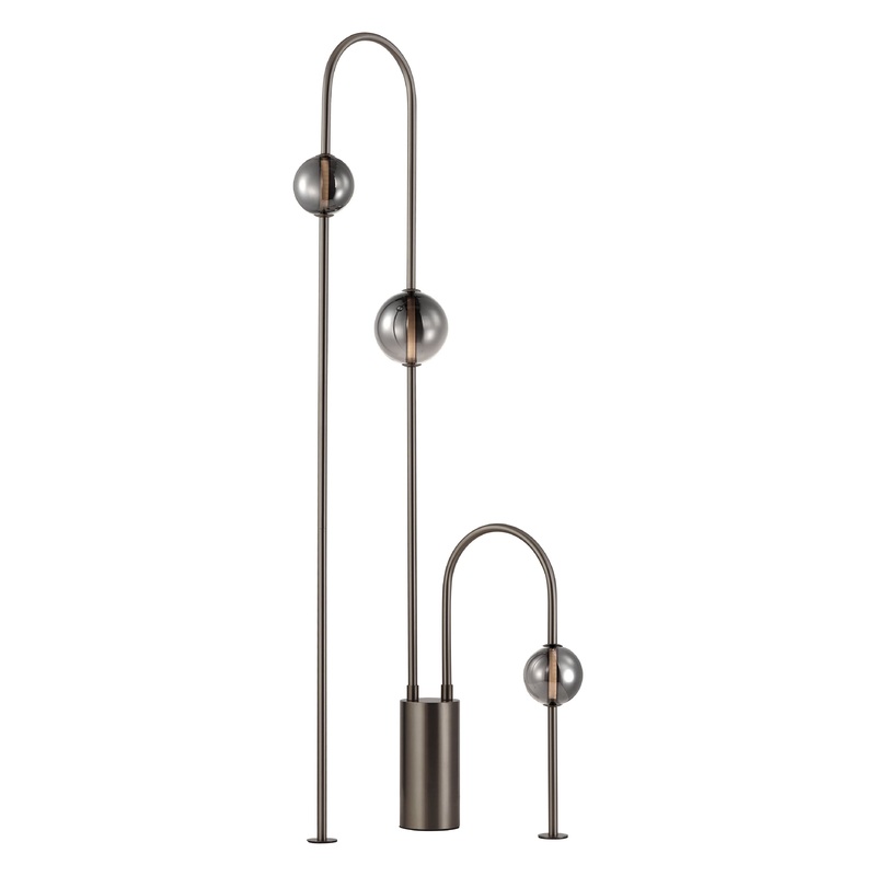 Dreamer 62″ Floor Lamp Black Chrome