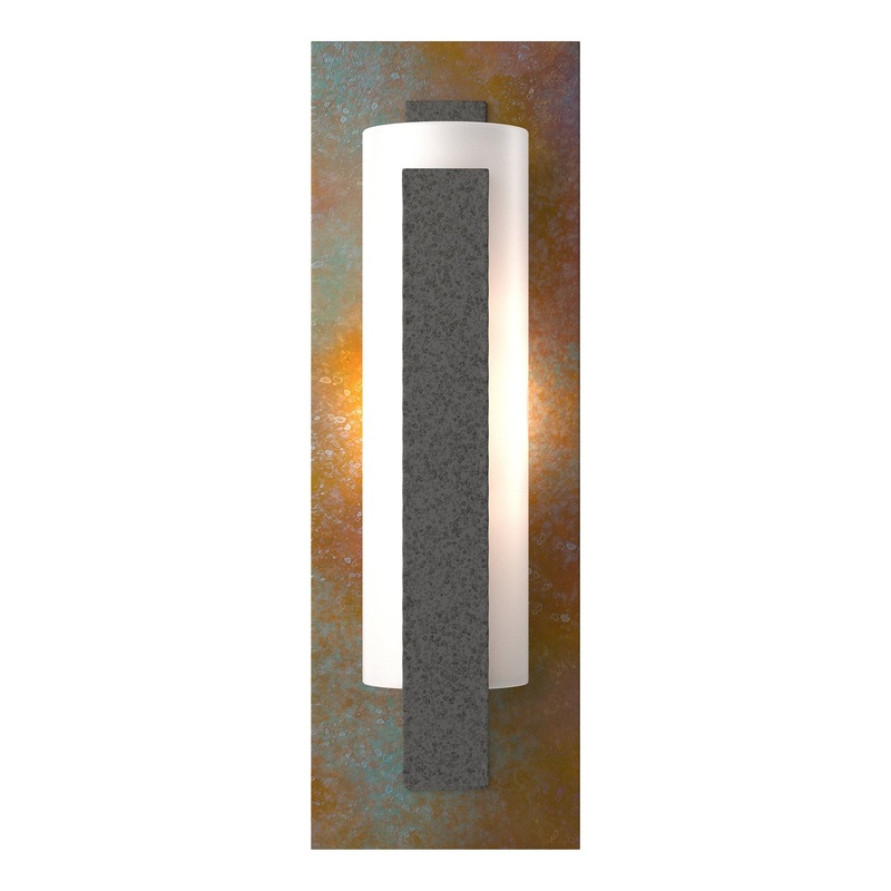 Forged Vertical Bar Sconce Natural Iron Copper