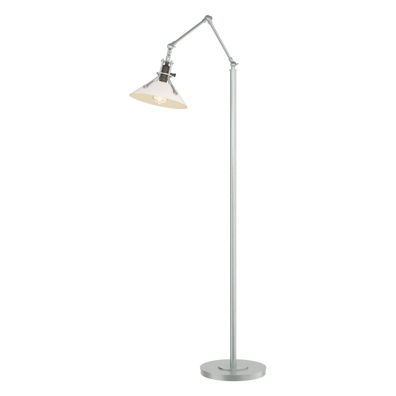 Henry Floor Lamp Vintage Platinum White