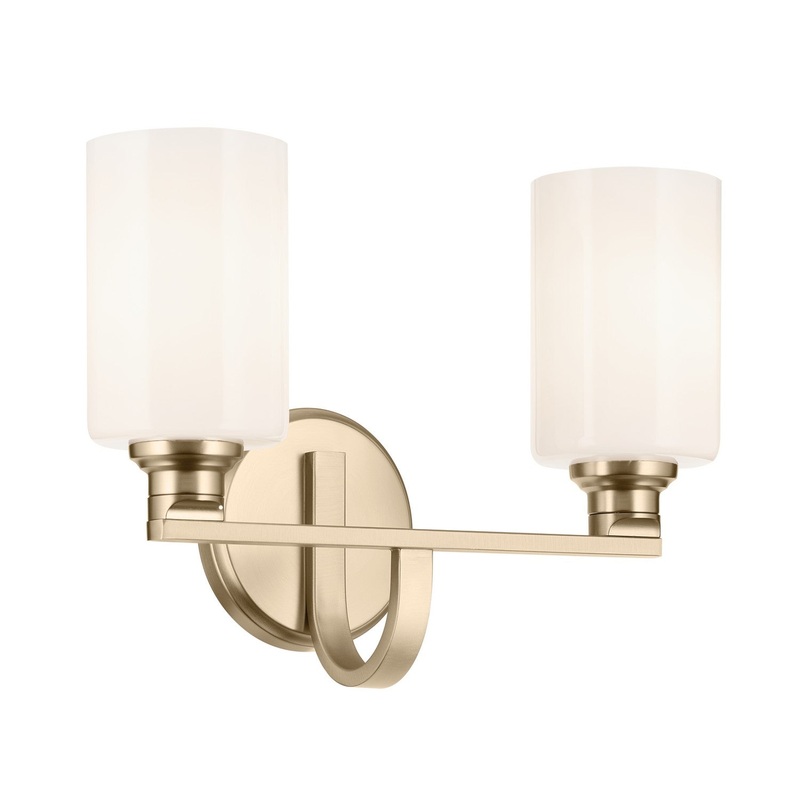 Kichler 55225CPZ Two Light Bath, Champagne Bronze