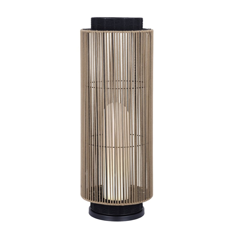 One Light Outdoor Portable Lamp from the Aden Collection in Brown Finish by Eurofase