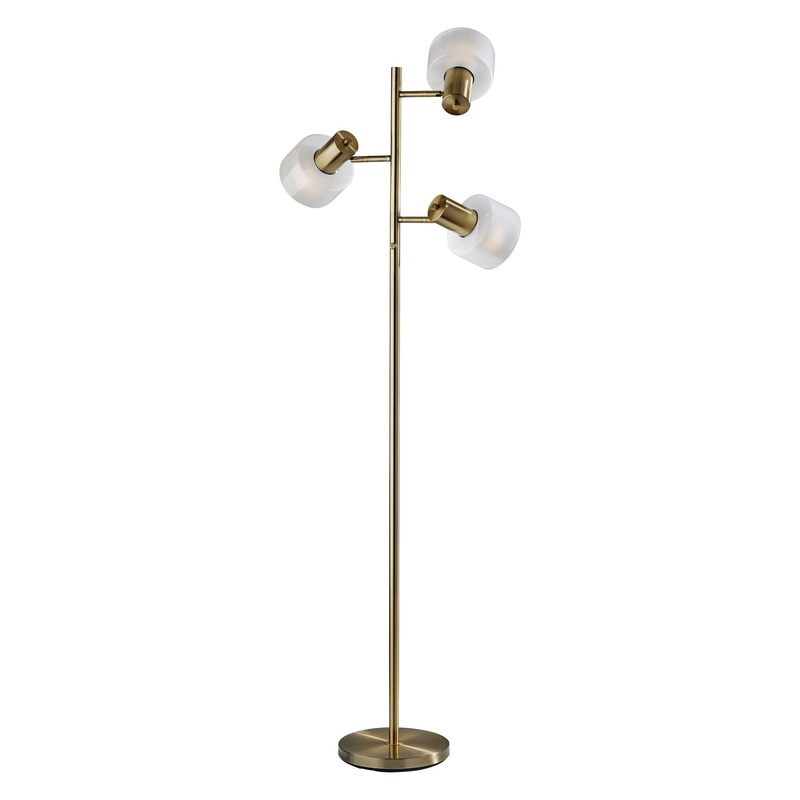 Rhodes Tree Lamp Antique Brass
