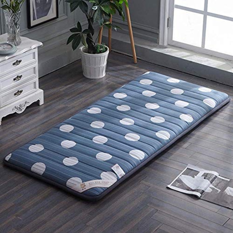 Z&HA Piano Materasso Futon, Full Doppia Queen Size Mattress Pad Topper Antiscivolo Roll Up Traspirante Tradizionale Giapponese Tatami-Camel-Twin,D,180 x 200 cm
