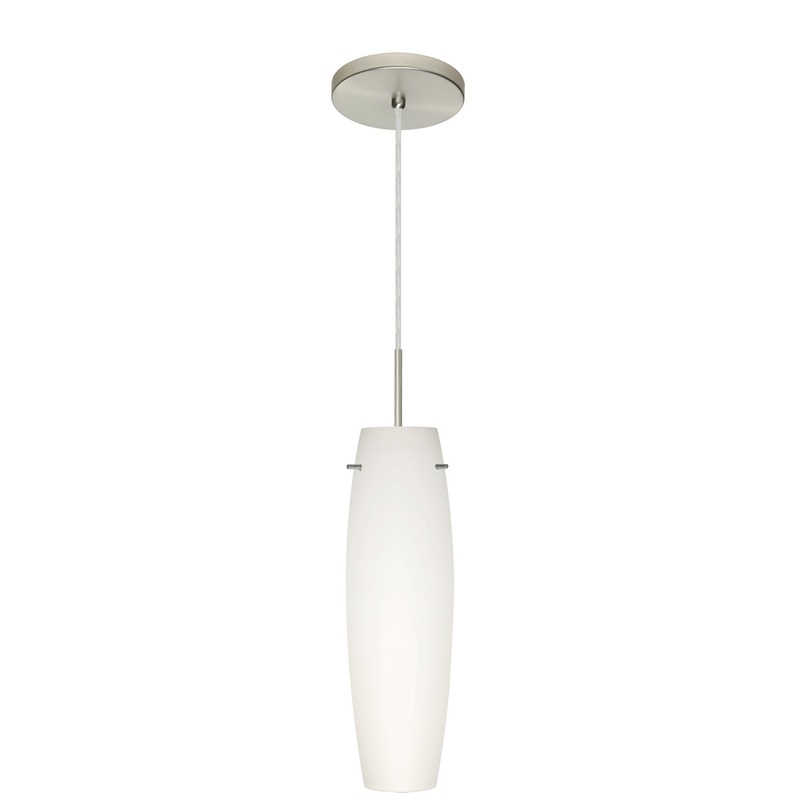 Besa 1BT-412107-MED-SN Tu Tu One Light Pendant Satin Nickel