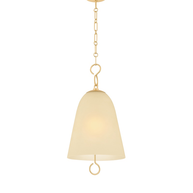 Christine Pendant Aged Brass