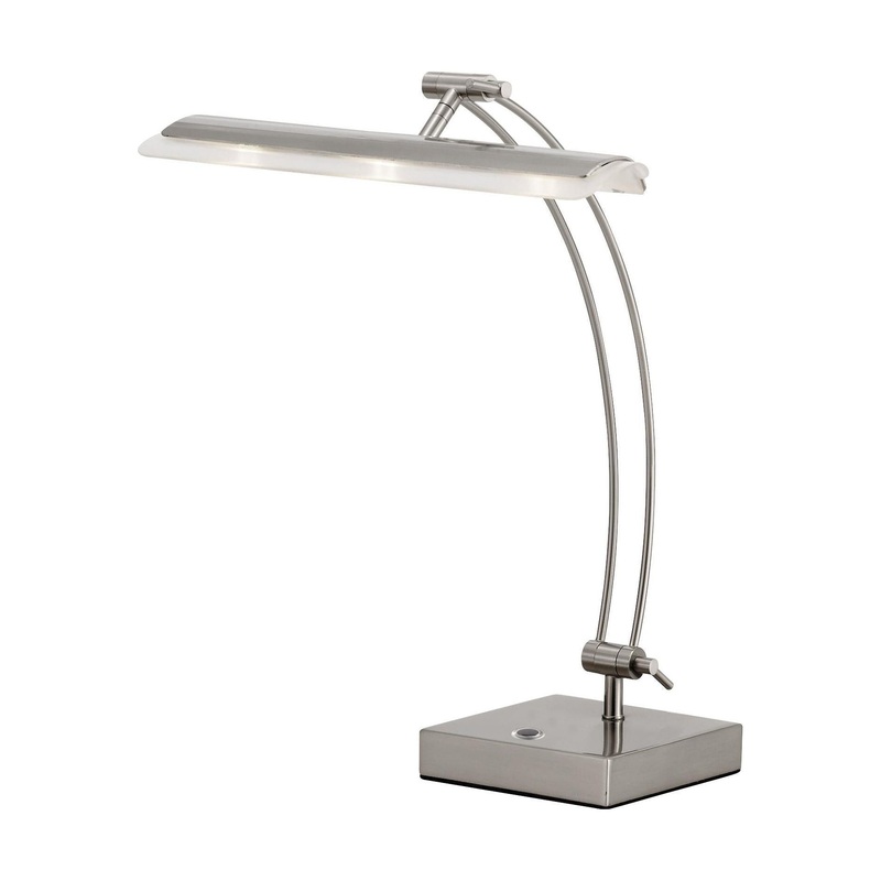 Esquire LED Desk Lamp Brushed Steel