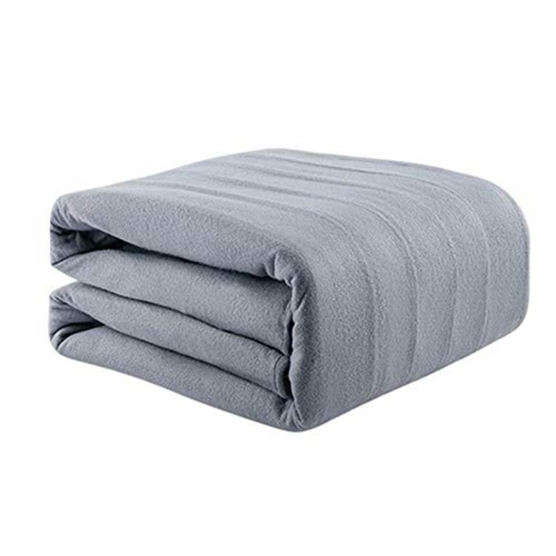 FACAI Tappetino Riscaldato per Scaldamuscoli al Ginocchio Coperte Elettriche Ad Alta Temperatura Coperta Elettrica Riscaldata Tappetino per Materasso da Letto,Grey-180X150CM