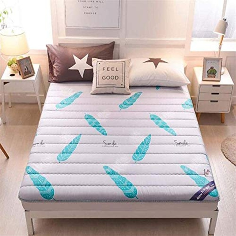 Mat in stile giapponese Spesso Memory Foam materasso futon Piano Sleeping Mat pieghevole antiscivolo Pausa pranzo Tatami spugna a prova di umidit in vari formati ( Colore : A , Taglia : 90*200cm )