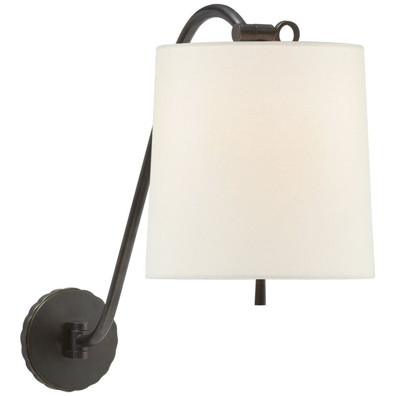 One Light Wall Sconce from the Understudy Collection in Bronze Finish by Visual Comfort Signature