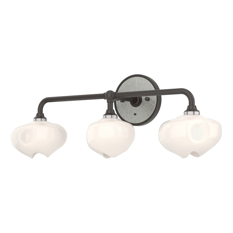 Ume 3-Light Curved Arm Bath Sconce Oil Rubbed Bronze Sterling