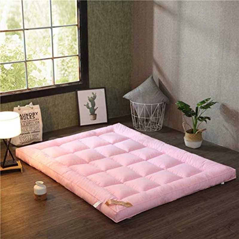 Z&HA Spesso Tatami coprimaterasso, Traspirante Giapponese Piano Materasso futon Pad, Pieghevole Tatami Tappetino Trapuntato Morbido Pelo Materasso,D,120x200cm
