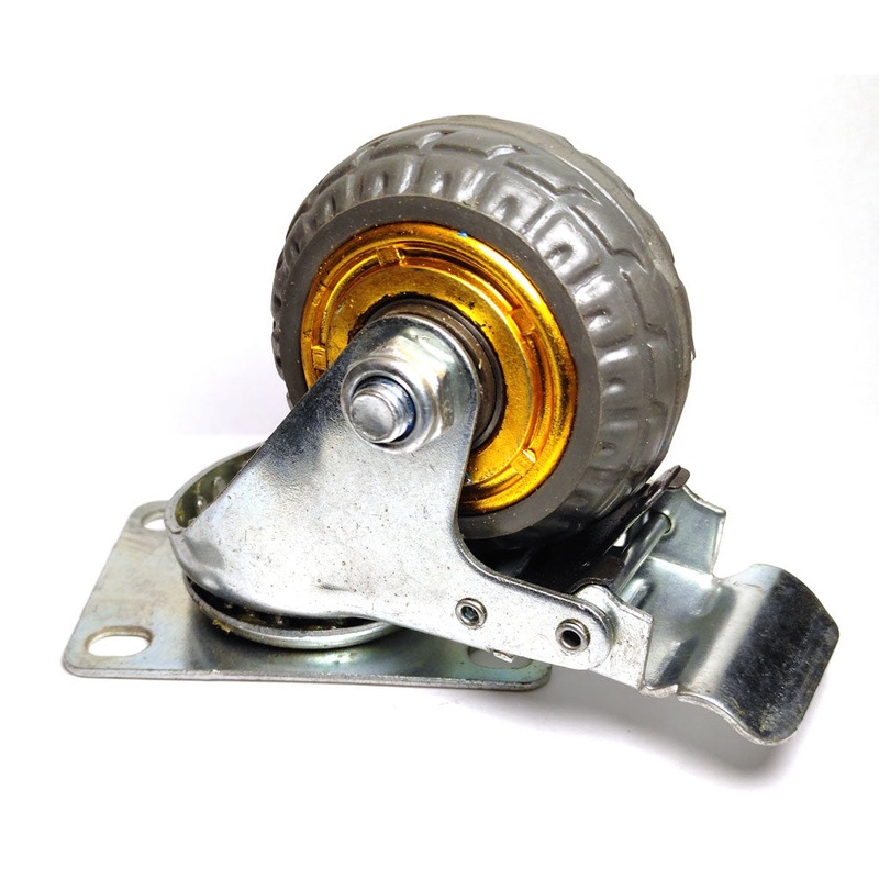 3″ Heavy Duty Industrial Swivel Brake Caster Wheel Caster Wheels Castor load 50KG Trolley Cart