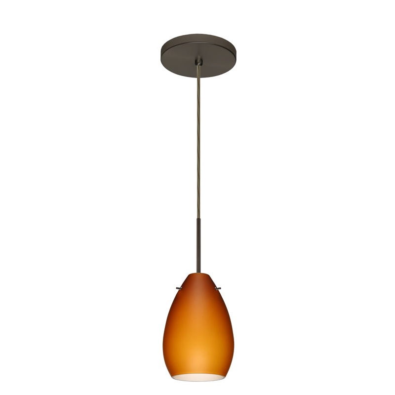 Besa 1BT-171380-BR Pera One Light Pendant Bronze (Discontinued)