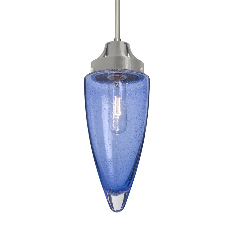 Besa 1JT-SULUBL-SN Sulu One Light Pendant Satin Nickel