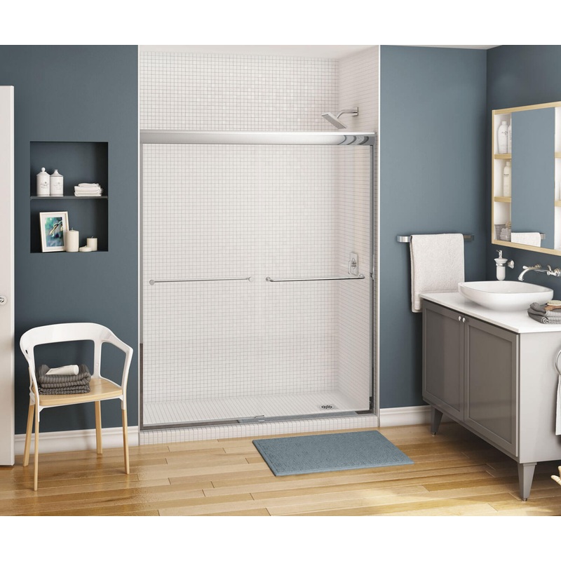 Kameleon Sliding Shower Door 55-59 x 71 in. 8 mm
