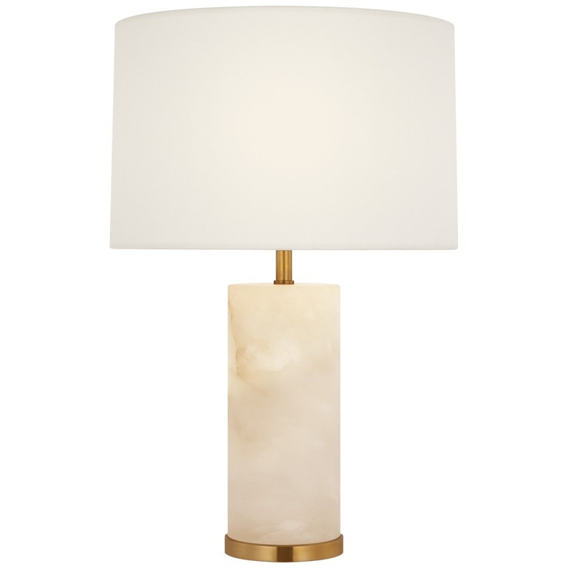 LED Accent Lamp from the Lineham Collection in Alabaster Finish by Visual Comfort Signature