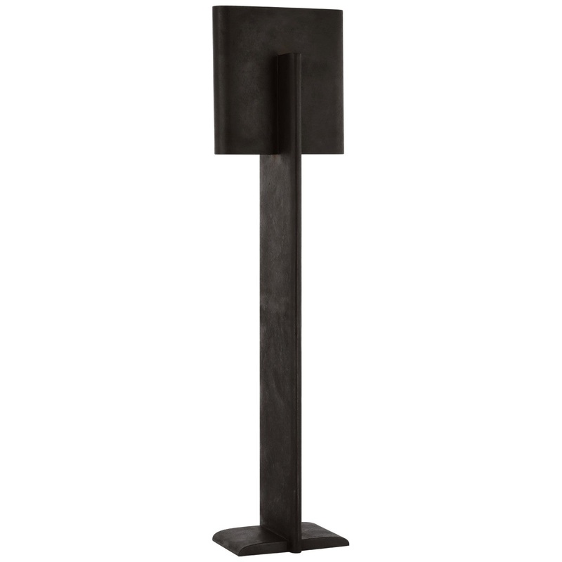 LED Floor Lamp from the Lotura Collection in Museum Black Finish by Visual Comfort Signature