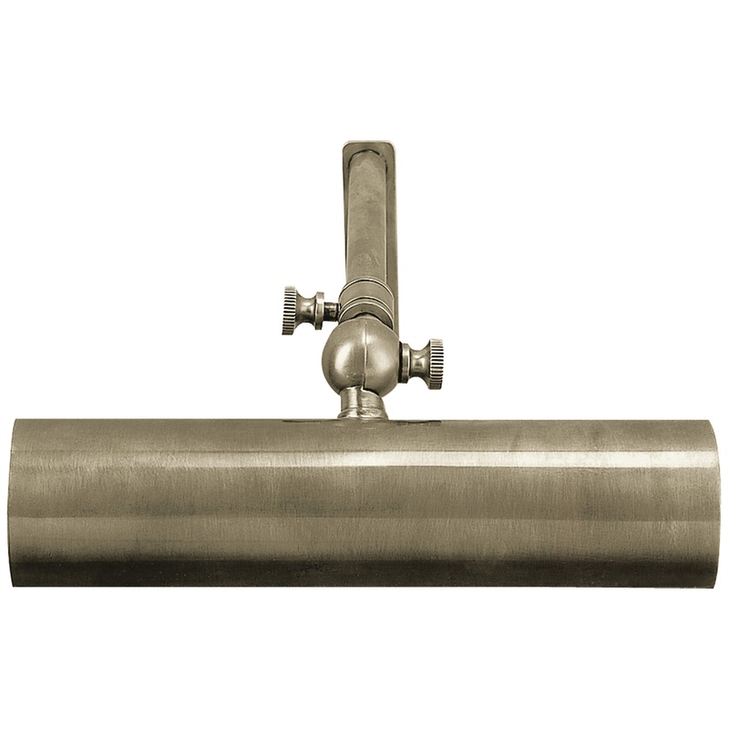 One Light Picture Light from the Frame Makers Collection in Antique Nickel Finish by Visual Comfort Signature
