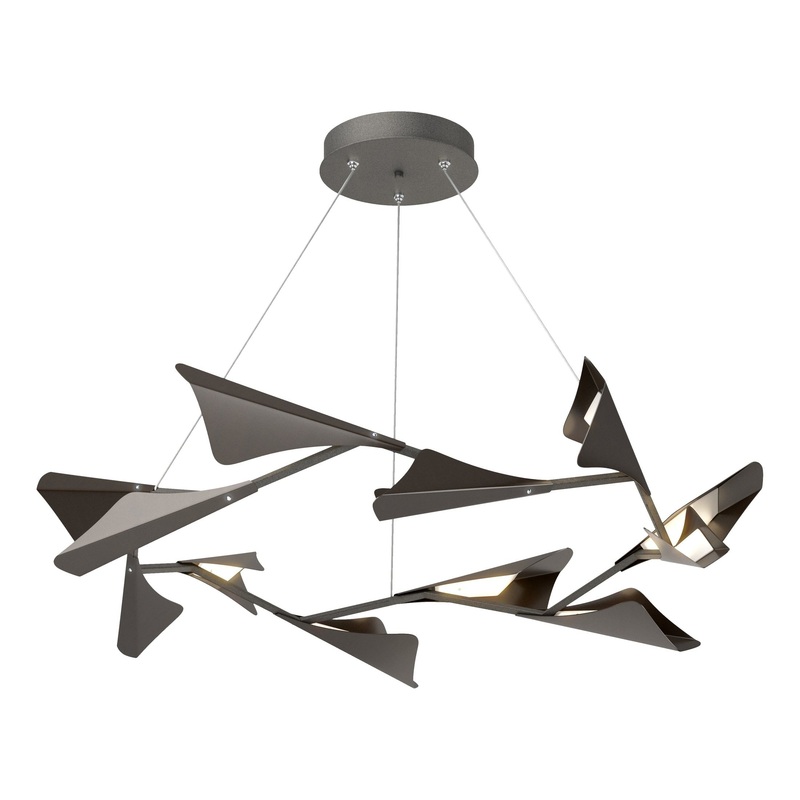 Plume 12-Light LED Pendant Natural Iron Oil Rubbed Bronze