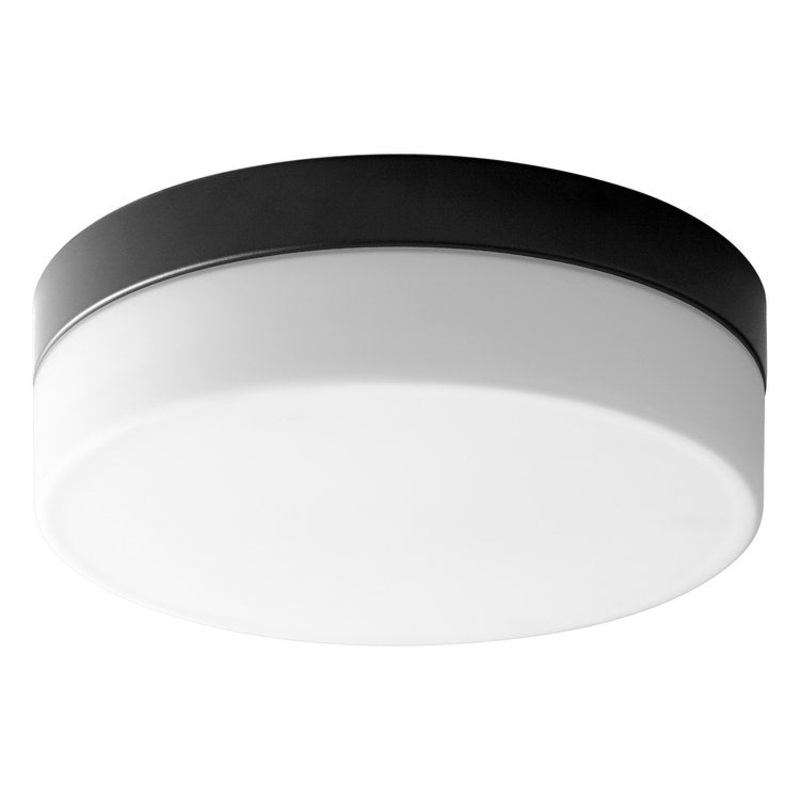 Zuni Single-Light 11.25″ LED Flush Mount Ceiling Fixture – Black