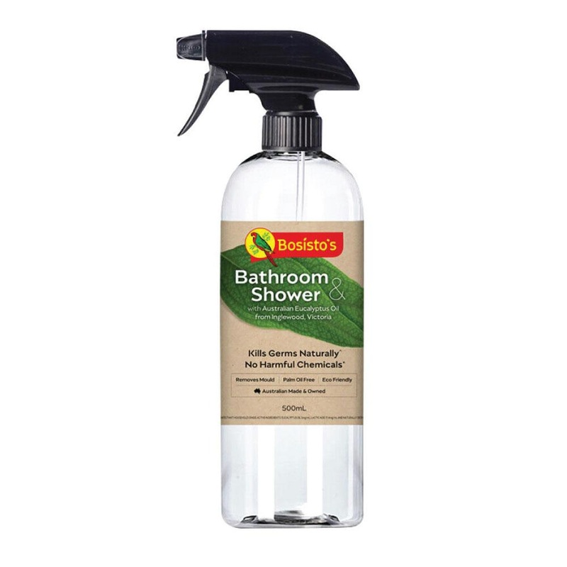 500ml Bathroom Shower Cleaner Bosisto’s Natural Eucalyptus Essential Oil Spray