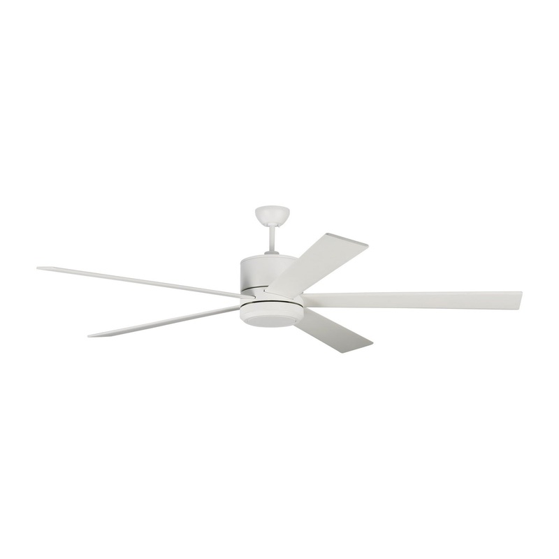 72″Ceiling Fan from the Vision Collection in Matte White Finish by Generation Lighting.