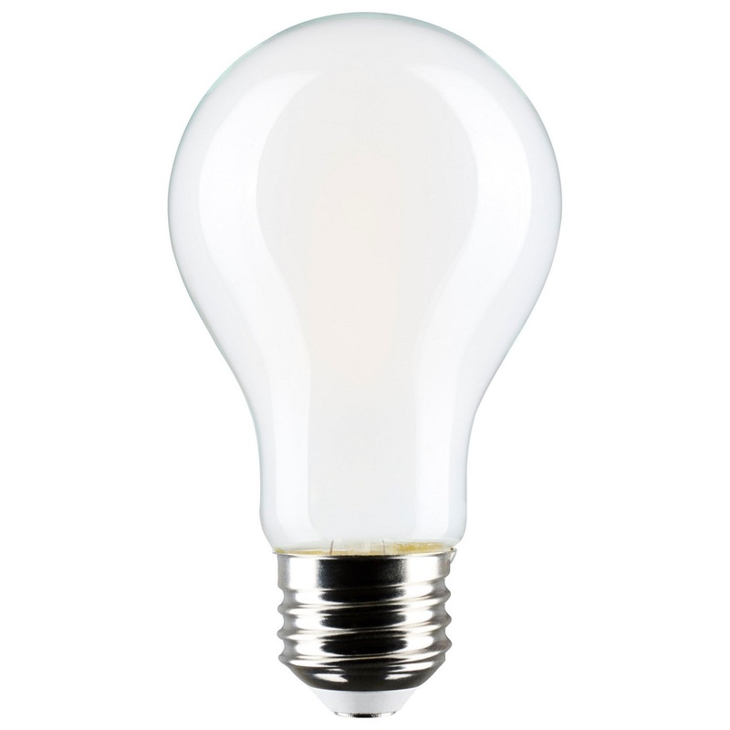8 Watt A19 LED – Soft White – 2700K – Medium Base – 120 Volt – 4-Pack Light Bulb by Satco