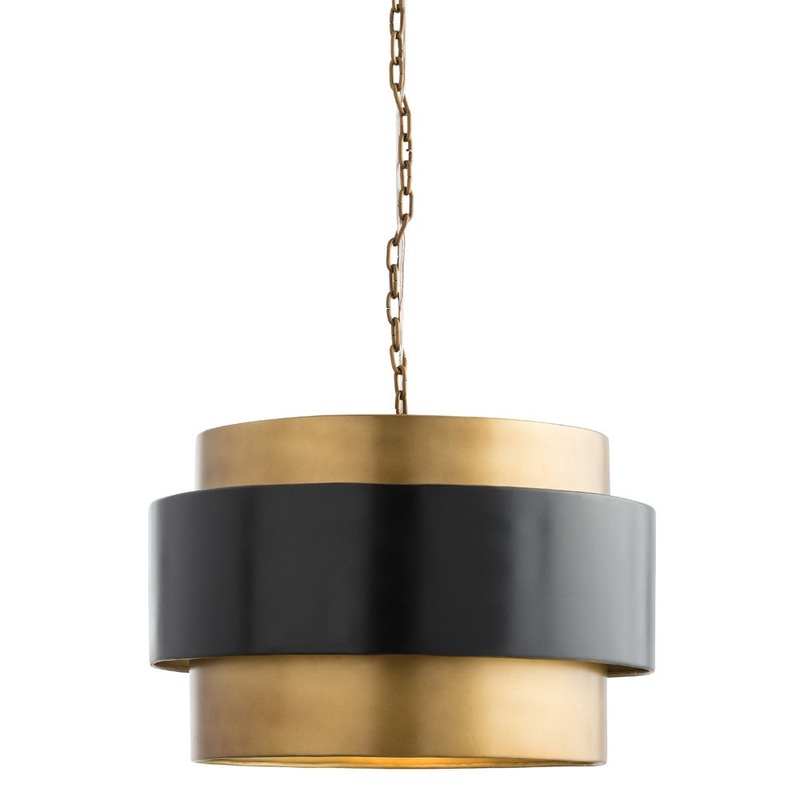 Arteriors 44077 Nolan One Light Pendant Vintage Brass