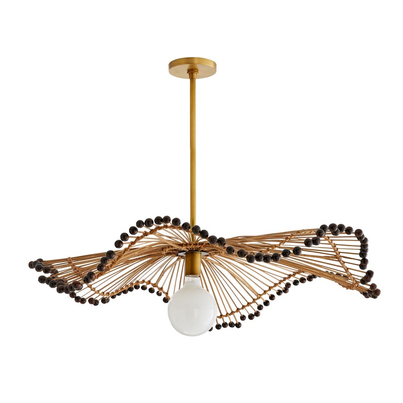 Arteriors 45046 Waverly One Light Pendant Natural