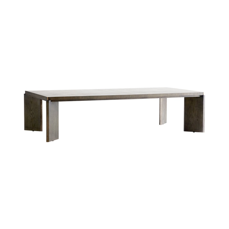Arteriors 5699 Mable Cocktail Table Gray Washed Sable