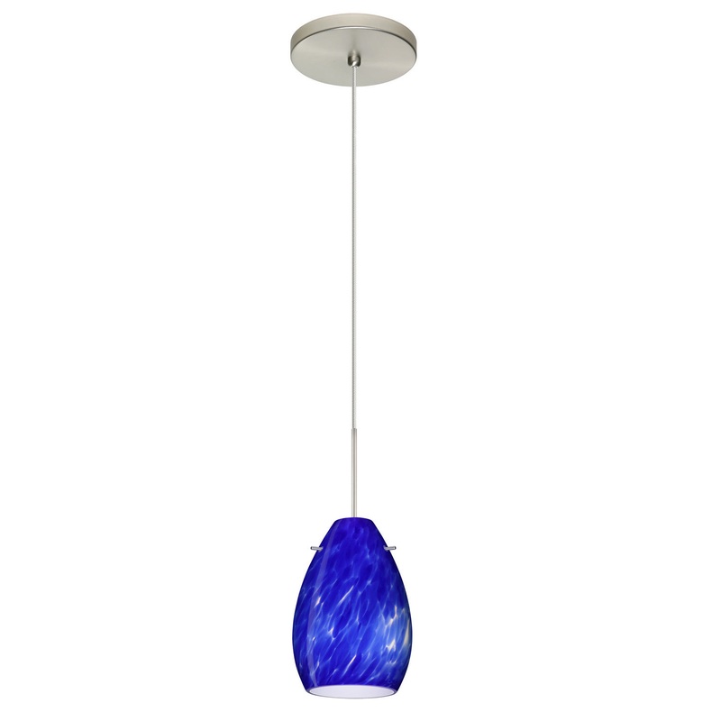 Besa 1XT-171386-SN Pera One Light Pendant Satin Nickel