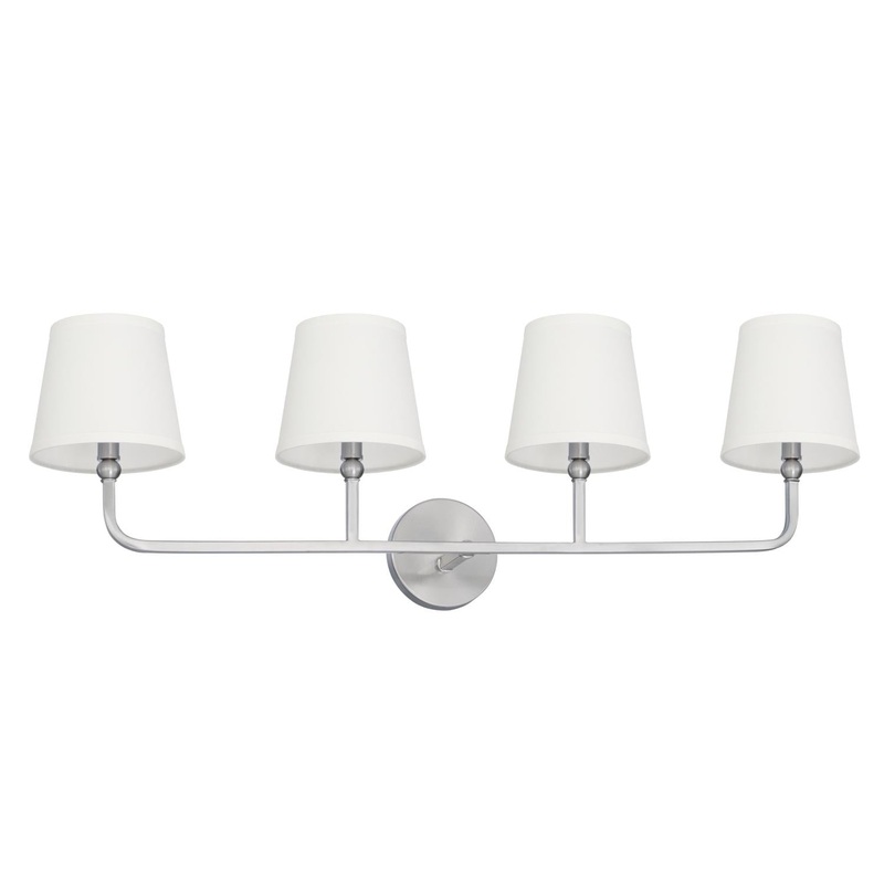 Capital Lighting 119341BN-674 Dawson 4 Light Vanity Brushed Nickel