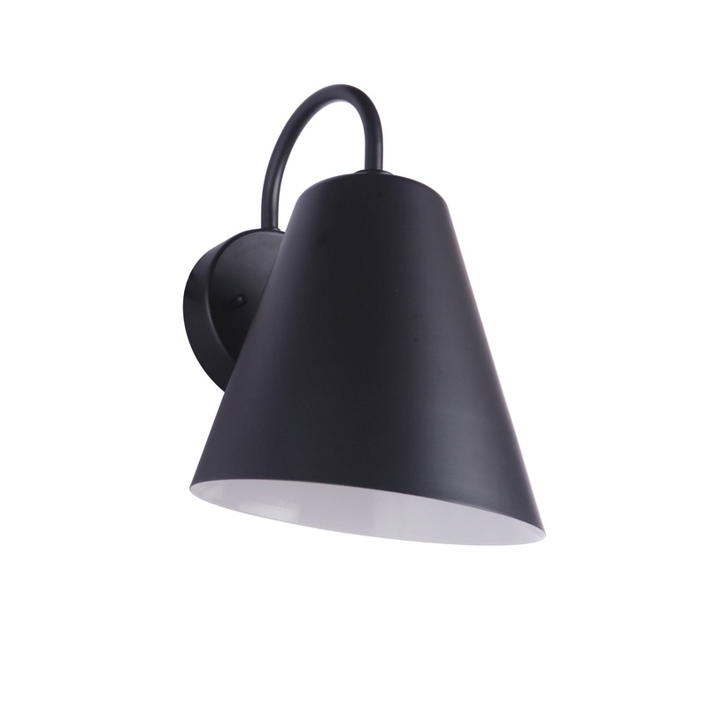 Craftmade ZA5024-MN Point Clear One Light Outdoor Wall Mount Midnight