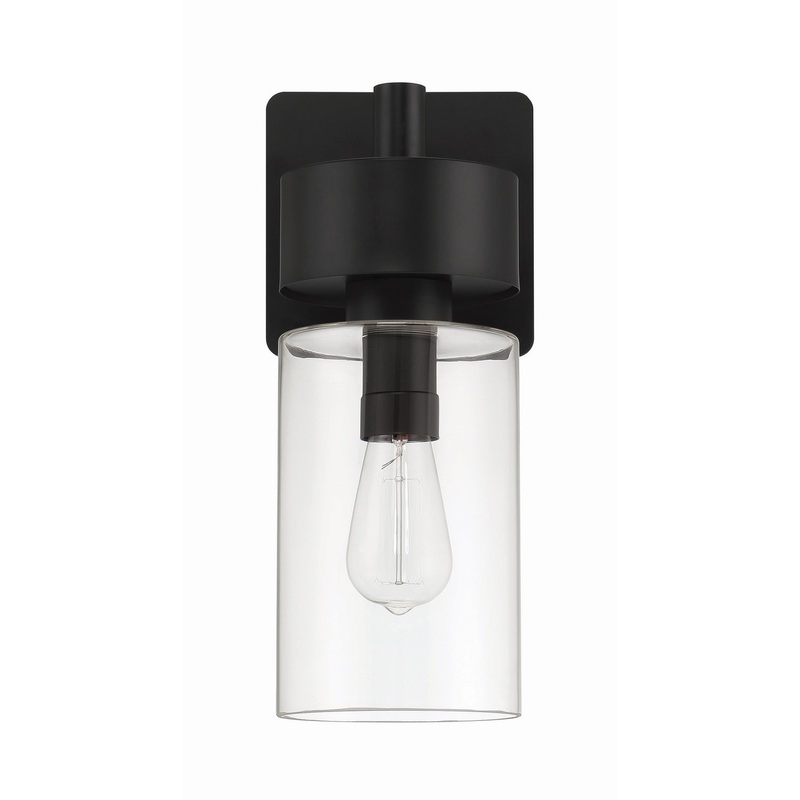 Craftmade ZA5314-MN Bennet One Light Outdoor Wall Mount Midnight