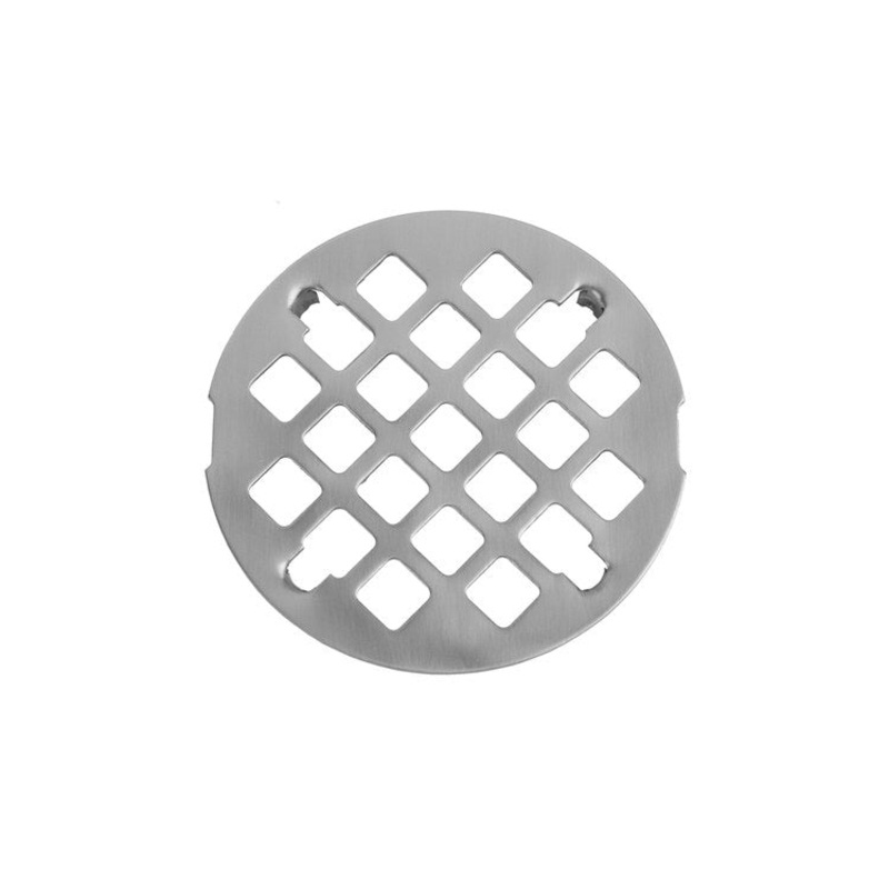Drain Plate Snap in Shower 3-1/4 Inch Satin Brass Depth 1/4 Inch